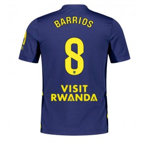 Atletico Madrid Pablo Barrios #8 Venkovní Dres 2025-26 Krátký Rukáv